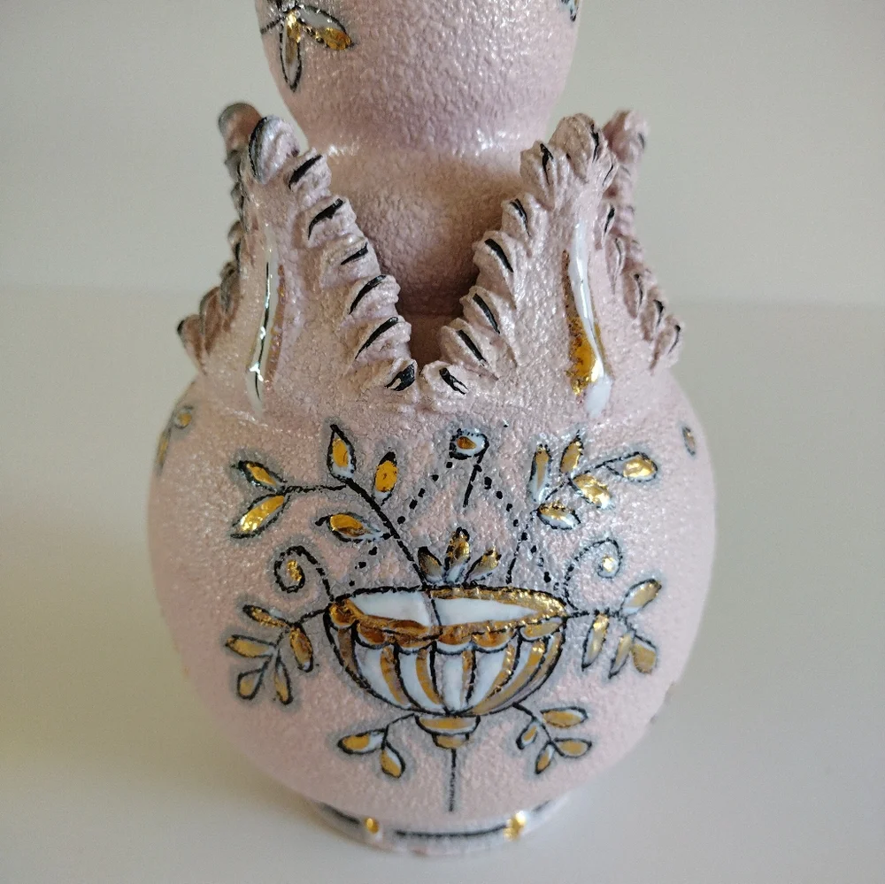 MCM Ardalt Boboli Italian Pottery Pink Vase